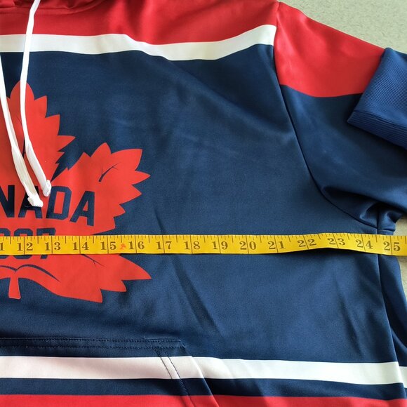 Calhoun Canadian maple leaf lined hoodie Size Large - Picture 5 of 8